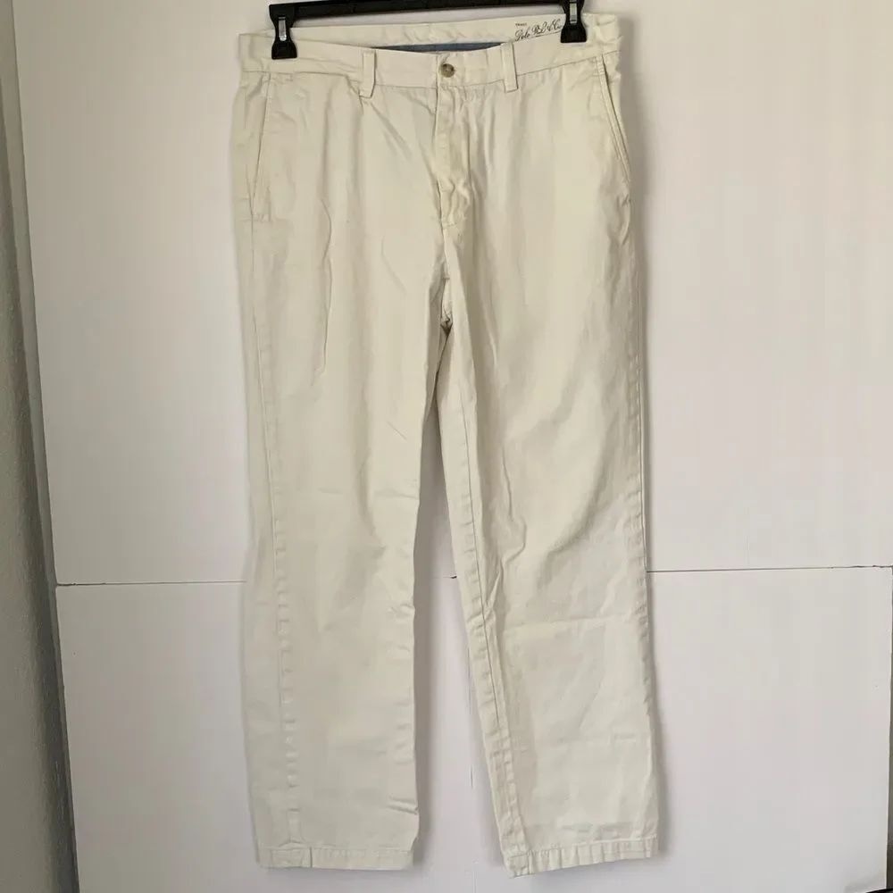 Polo Ralph Lauren Classic Fit Men's Chino White Pants Flat Front Size 33/30